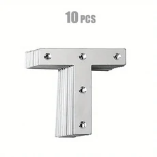 10pcs 스테인레스 스틸 L 자형 브래킷 코너 커넥터 목재 가구 및 캐비닛에 사용, 01 80T--10pcs