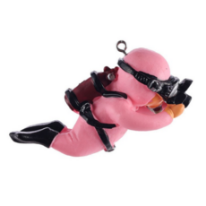어항 꾸미기 플로팅 잠수부 피규어 소품, 핑크