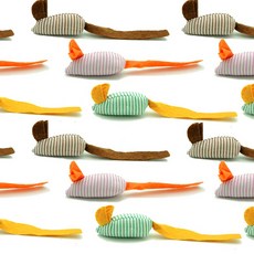 貓咪玩具 長尾小老鼠 隨機出貨 寵物用品 棉麻造型玩具, 1個, 長尾小老鼠-隨機出貨(1入)