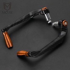 오토바이 브레이크 레버 가드 핸들바 프로텍터 클러치 핸드가드 스쿠터용, 1개, 9. Lever Guard Orange