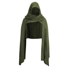 후드 카울 스카프 중세 코스프레 액세서리
