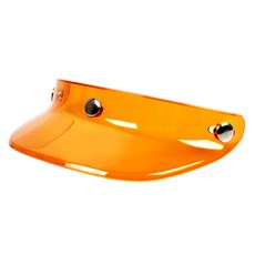 락모터스 헬멧 썬바이저 윈드쉴드 오픈페이스 고글 캡 햇빛가리개, 오렌지