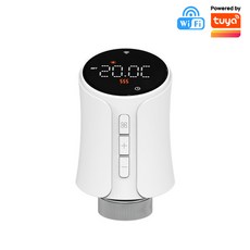 투야 와이파이 온도조절기 온도 조절 헤드 라디에이터 밸브 스마트 밸브 액추에이터 난방 온도 컨트롤러, 1개, 02 TRV706W