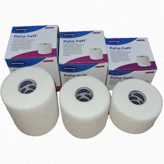 HARTMANN 페하하프트 라텍스 프리 붕대 8cm x 20m, 1롤, 2개