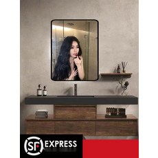 벽걸이 전신 거울 붙이는 인테리어 디자인 욕실 거울, 3. 30x40 로즈골드