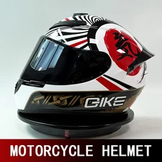 남성용 오토바이 헬멧 풀 페이스 전기차 테이크아웃 범용 DOT 안전 인증, XL, 01 111 1