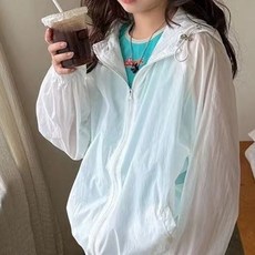 besteffie 여아 아동 경량 방수 후드 바람막이 자켓 자외선 차단 아웃도어 캐주얼 14세 이상