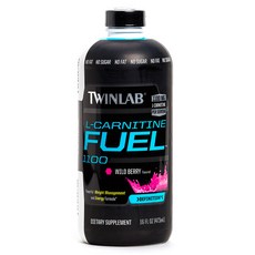 TWINLAB 左旋肉鹼燃料 1100 野莓味, 1個, 473毫升