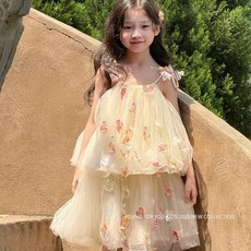 YOUNG FOR YOU KIDS 女童連衣裙 網紗公主裙
