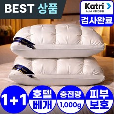 아엘론 꿀잠각 호텔 베게 배게 숙면 기능성, 1개, 소프트화이트