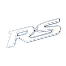 쉐보레 RS 스티커 엠블럼 뱃지 (트레일블레이저 트랙스크로스오버), 화이트