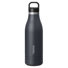 HUGEL 炭灰色 750ml 馬克杯壺 最長保冷6層結構 最長30小時保冷/24小時保溫 方便管理 附蓋一體式 可用於洗碗機, 1個, 0.75L