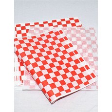포장지 무늬 왁스페이퍼 쟁반종이 베이킹 바구니용 종이 레드 체크 18 x 18cm 200장, 블루 체크 18 x 18cm 200장