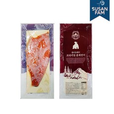화이트베어 씨로드 훈제연어(건염) 약1.1kg 연어 통필렛, 훈제연어 건염 필렛, 1개, 1kg