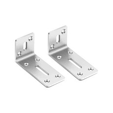 아이베란다 L자 브라켓 연결철물 꺽쇠 선반 3T, 2개