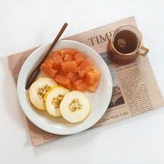 블루웨어 플레이팅 디저트 도자기 카페 접시, 1개