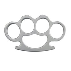 야간 출퇴근 여행 운동 호신용 용품 너클 여성자취생 여고생 누나선물, 실버