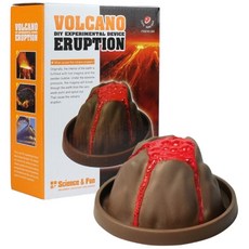 火山爆發實驗套裝 (火山/雪山) STEAM科學玩具 益智遊戲 物理化學 雪山噴發 火山噴發 科學實驗, 1個
