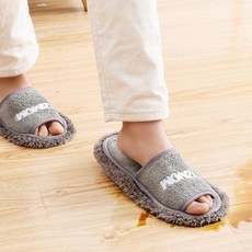 극세사 청소 슬리퍼 발 걸레 실내화 신발, 1개, 상세페이지 참조