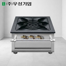 우성기업 업소용 가스렌지 600 낮은렌지 1구 업소용화구 일반버너, LPG, 업소용 낮은렌지 600
