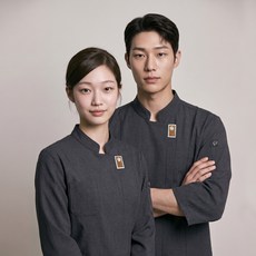 퍼블릭스테이션 스마일 고급 조리복 상의 (칠부)