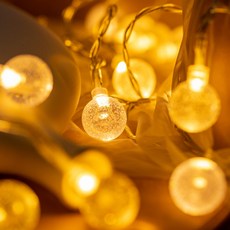 다크 버블앵두LED 전구 USB 캠핑 파티 야외조명, 10구 2M