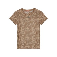 디젤 카무플라주 프린트 티셔츠