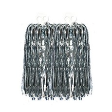 치어리더 응원 수술 응원도구 응원용품 (링실버) 치어리더 응원 수술 고급형 운동회 도구, 단일 본품, 1개