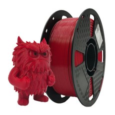 CC3D PLA Basic 레드 필라멘트 뱀부랩(Bambu Lab) 및 대부분의 FDM 3D 프린터와 호환되는 3D 프린팅 소재 1.75mm 두께 1KG(약 2.2LBS) 스풀, PLA 빨간색