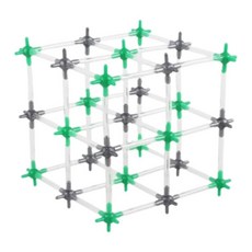 중등과학 염화나트륨 구조만들기 체결봉 조립세트 물질수업 초등과학키트 만들기세트, 1세트