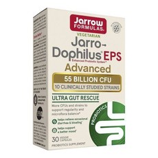 Jarrow FORMULAS 賈羅公式 Jarro-Dophilus EPS Advanced 550億益生菌素食膠囊, 1個, 30顆