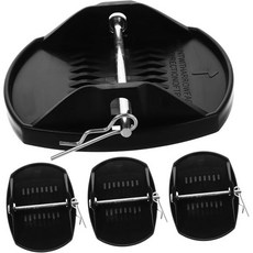 4개 RV 잭 안정 패드 내구성 캠퍼 레벨링 쇼크 흡수기 부트 모터홈 블록, 4개 RV 잭 안정 패드 내구성 캠퍼 레벨링 쇼크 흡수