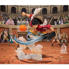 正版 Figuarts ZERO 海賊王 航海王 魯夫 橡膠鷹鞭 Battle 戰鬥版 公仔 超激戰 兩年後 武裝色, 1個