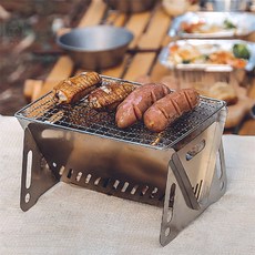 퀸스가든 1-2인용 숯불 미니 화로대 그릴화로