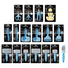 Pet story寵物物語 犬貓美容工具梳具系列 排梳 蚤梳 工具梳 圓點針梳 脫毛梳 剪刀 犬貓用, 1個, 專業針梳 L號 BD136158,【接觸性商品 下單後不可退貨】