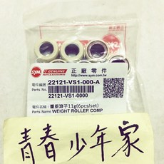 SYM 三陽 原廠 VS1 11克 普利珠, 1個