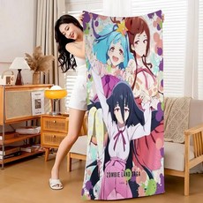 애니메이션 비치 수영 타월 흡 수건 선물 여행 캠핑 체육관, 1개, 5. ZQ-260227175