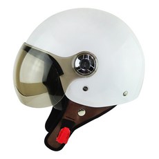 馬卡龍色系安全帽, 白色