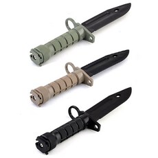 서바이벌대검 연습용 고무대검 수련용 고무칼 칼날, 카키, 1개