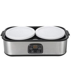 ASWUT 요거트 메이커 2L 조절 자동 디지털 타이머 48시간 온도 대용량, As Shown 2