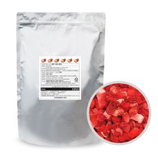 딸기다이스 6mm 동결건조, 1개, 300g