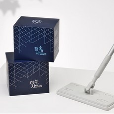 청소시간 정전기 청소포 60매입, 1개