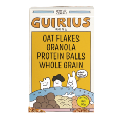 [와이쏘시리얼] 귀리어스 통곡물시리얼, 1개, 250g