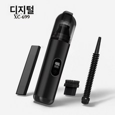 차량용 청소기 가정용 흡입력 고출력 핸디 다기능 초강력, 흡입과 드라이 기능을 겸비한 디지털 디스플레이 영어 컬, 기본 모델명/품번