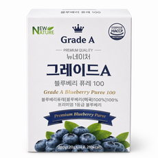 그레이드A 블루베리퓨레100, 14개, 20g