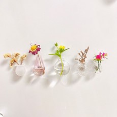 8件套 5件套花瓶冰箱貼陶瓷冰箱貼冰箱磁鐵可愛磁鐵吸鐵白板貼黑板貼居家裝飾, A5件套