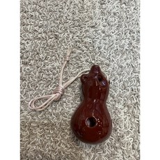 柚子樂器 6孔陶笛 初學入門 C調樹脂陶笛, 1個, 6孔-葫蘆瓷