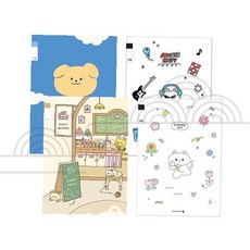 초등학교 무제 노트 21줄 교과서 필기용 학용품 세트 공책 학습용, 1개, 남 랜덤