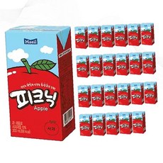 사과음료 피크닉 팩 음료수 과일주스 어린이 간식 도시락 음료 학교 급식 단체 용