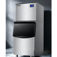 업소용 제빙기 대형 자동 스 머신 식당 카페 매장 얼음 제조기 사각 가공기 큐브 스테인리스 기계, 업그레이드 55개 100KG [수도 연결]